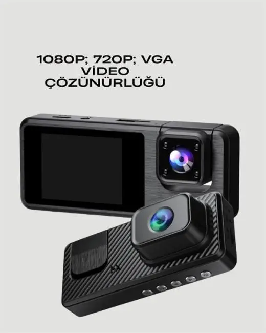 3 Kameralı DVR Araç Kamerası – Tam Güvenlik Tam Kapsama