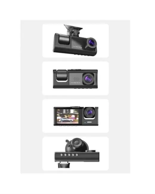 G-Sensör ve Hareket Algılama Destekli 1080p Araç İçi Güvenlik Kamerası