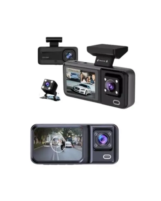 Geri Görüş Destekli Full HD Araç Kamerası – Gelişmiş 3 Kameralı Kayıt Çözümü