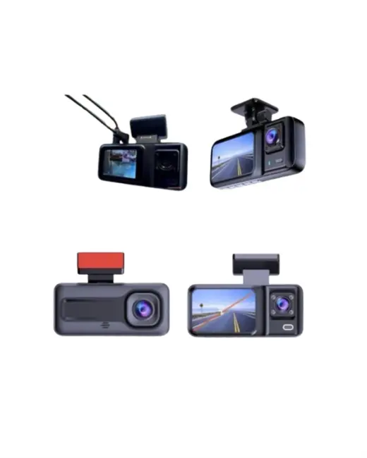 Geri Görüş Destekli Full HD Araç Kamerası – Gelişmiş 3 Kameralı Kayıt Çözümü