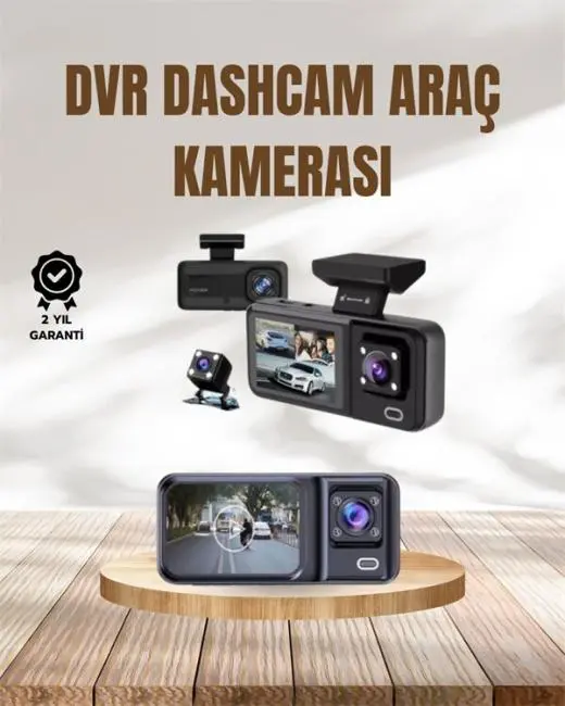 Wi-Fi Destekli Araç Kamerası: 2.7” Ekran 128GB Destek ve IR Gece Görüş