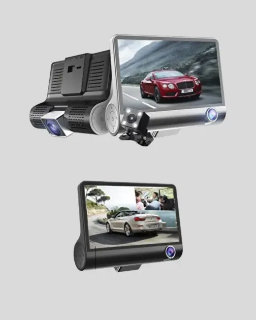 Araç DVR Kamerası 3’lü 170° Geniş Açılı Full HD ve Park Destekli