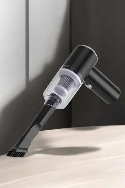 Üflemeli Güçlü Vakumlu Ev Ofis Araç Süpürgesi El Süpürgesi Şarjlı