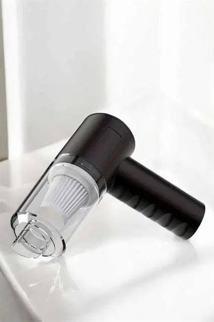 Üflemeli Güçlü Vakumlu Ev Ofis Araç Süpürgesi El Süpürgesi Şarjlı