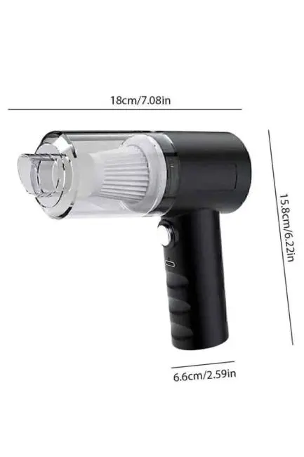 Oto Araç Ev Taşınabilir El Tipi Süpürge Mini Araç Süpürgesi Vakumlu