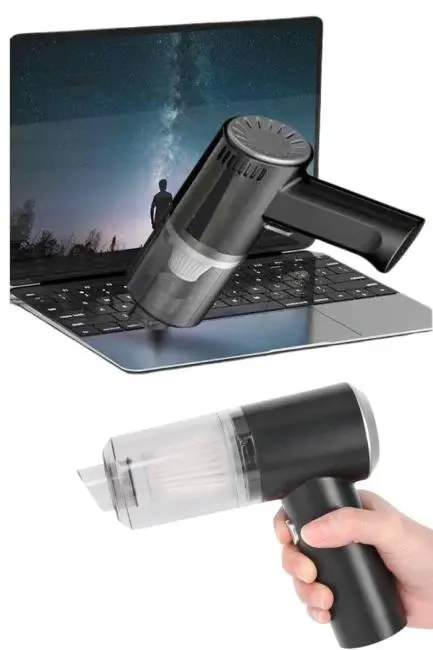 Yeni Nesil Mini Vakumlu Araç Süpürgesi El Süpürgesi Şarjlı