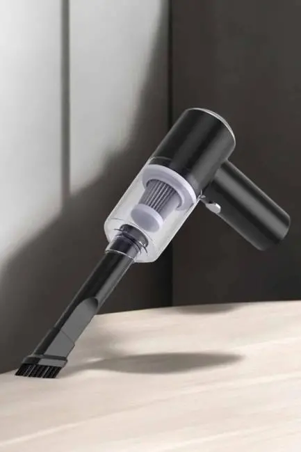 Üflemeli Güçlü Vakumlu Ev Ofis Araç Süpürgesi El Süpürgesi Şarjlı