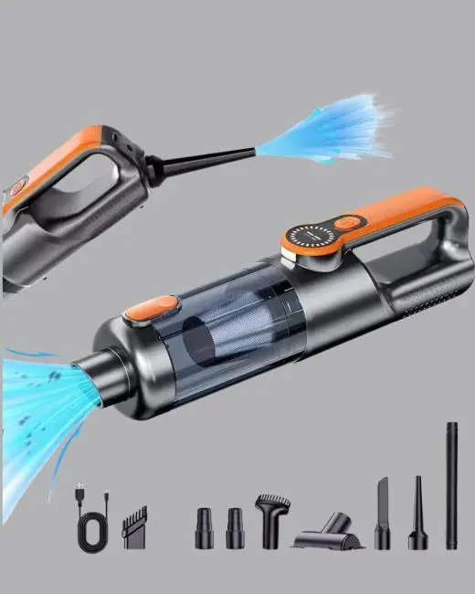 Mini El Süpürgesi Çok Başlıklı Kablosuz Vakum Güçlü Emiş Numaratör Hediyeli