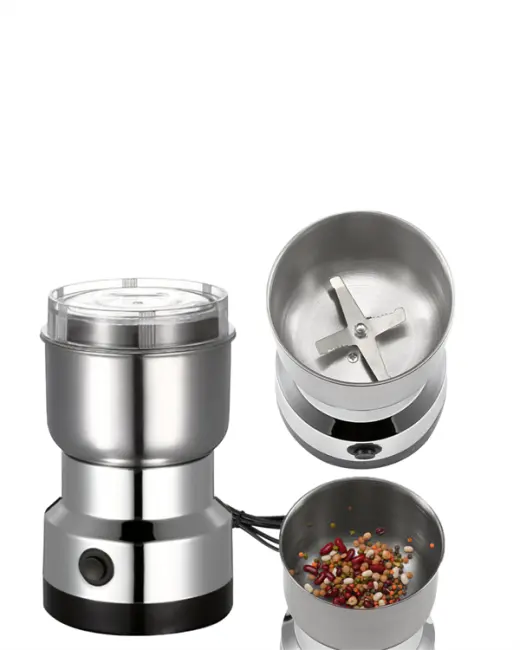 Kahve ve Baharat Değirmeni | Kompakt Hafif Hızlı Öğütme Şeffaf Kapaklı Kolay Kullanım