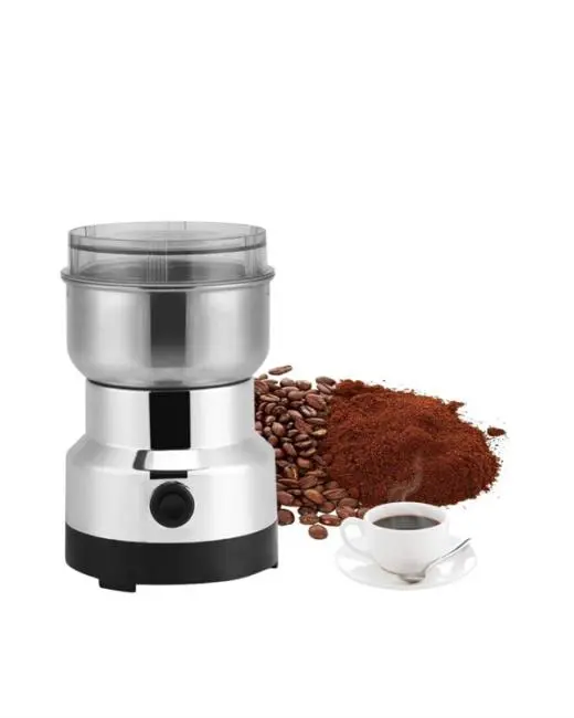 Paslanmaz Çelik Elektrikli Kahve Değirmeni | Sessiz Hızlı Çok Amaçlı Öğütücü (200W)