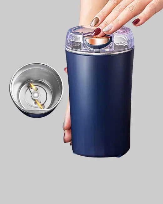 Kahve ve Baharat Öğütücü Otomatik Mekanizmalı Dayanıklı Çelik