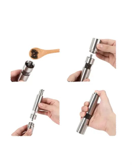 Ergonomik Tasarımlı Nem Geçirmez Kapaklı Baharat Öğütücü