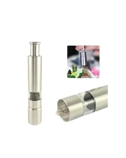 Tuz ve Kararbiber Öğütücü - Şeffaf Akrilik Hazne