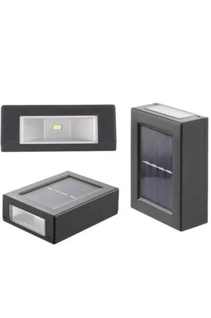 Dekoratif Duvar Lambası Solar Güneş Enerjili Bahçe Aydınlatması