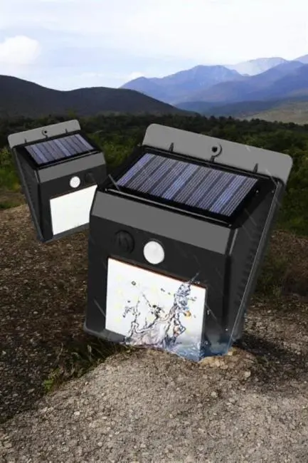 Solar Lamba Giriş Bahçe Yol Avlu Hareket Sensörlü Led Parlak Gece Su Geçirmez