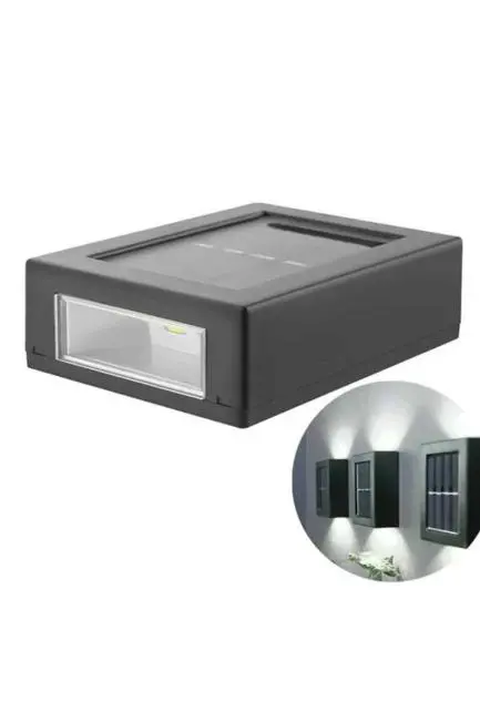 Solar Lamba Dekoratif Aplik Su Geçirmez Led Işıklı Duvar Lambası