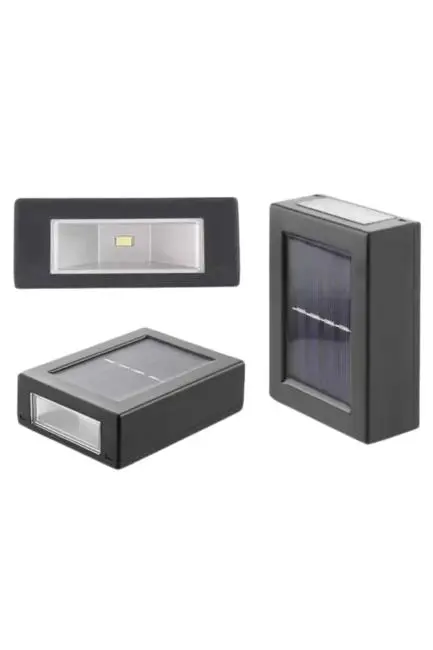 Solar Lamba Dekoratif Aplik Su Geçirmez Led Işıklı Duvar Lambası