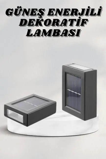 Bahçe Aydınlatması Solar Güneş Enerjili Dekoratik Led Işıklı Lamba