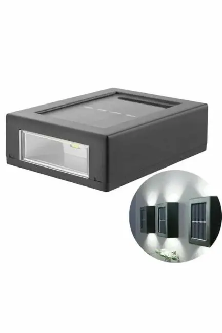 Dekoratif Duvar Lambası Solar Güneş Enerjili Bahçe Aydınlatması