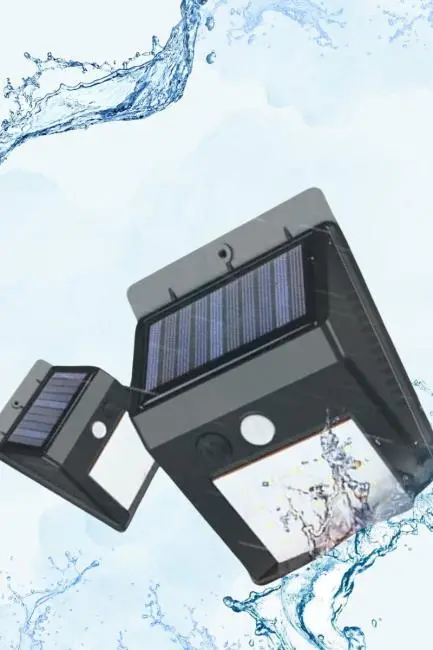 Güneş Enerjili Sensörlü Duvar Lambası Bahçe Lamba Suya Dayanıklı Bahçe Aydınlatma