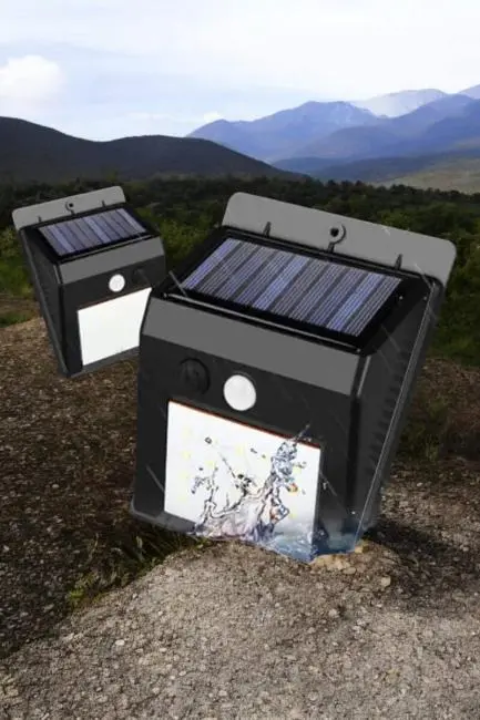 Solar Lamba Giriş Bahçe Yol Avlu Hareket Sensörlü Led Parlak Gece Su Geçirmez