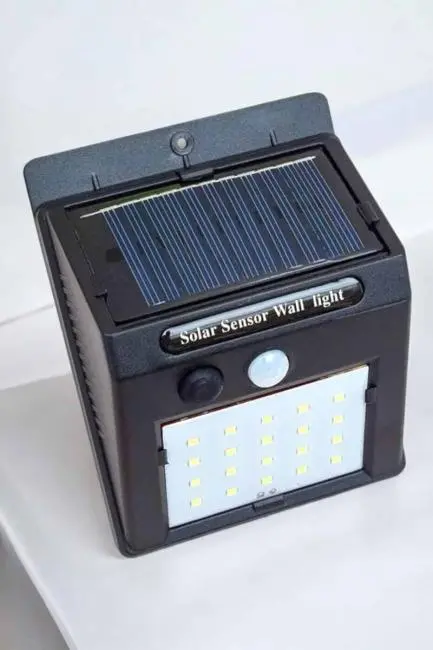 Solar Lamba Giriş Bahçe Yol Avlu Hareket Sensörlü Led Parlak Gece Su Geçirmez