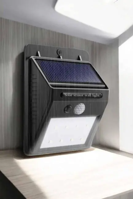 Solar Lamba Giriş Bahçe Yol Avlu Hareket Sensörlü Led Parlak Gece Su Geçirmez