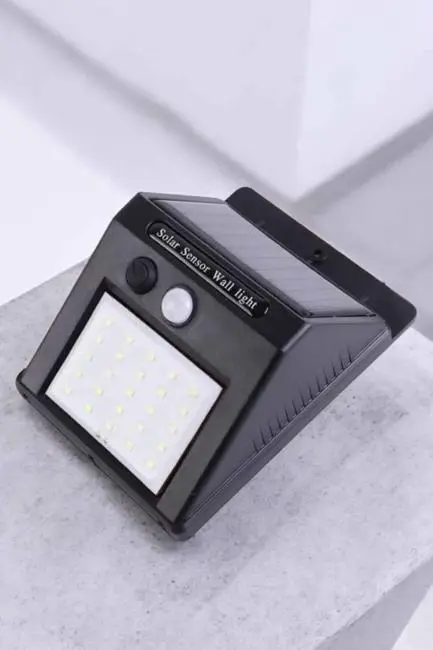 Güneş Enerjili Bahçe Lambası Solar Gece Aydınlatma Sensörlü Lamba