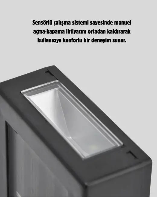 Solar Güçlü 6 LED Dış Mekan Lambası – Otomatik Aç/Kapa Işık Sensörlü Aydınlatma