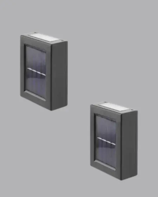 Güneş Enerjili Su Geçirmez LED Duvar Lambası