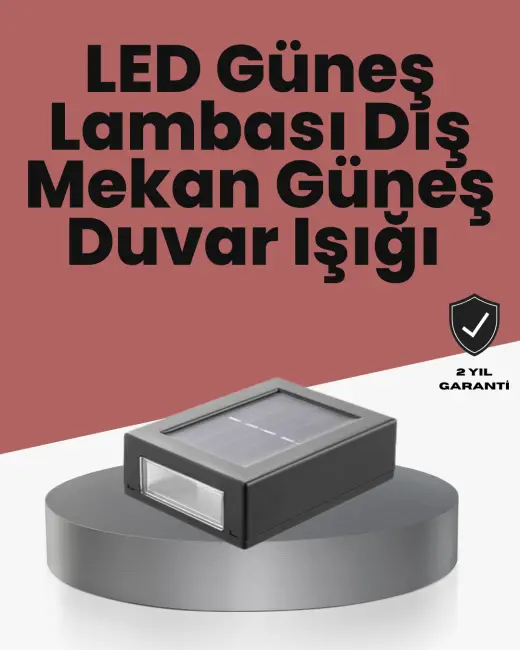 Bahçe ve Balkon İçin Güneş Enerjili Lamba