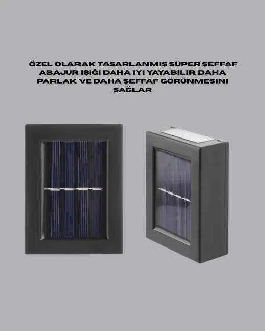 Suya Dayanıklı Güneş Enerjili Bahçe Lambası