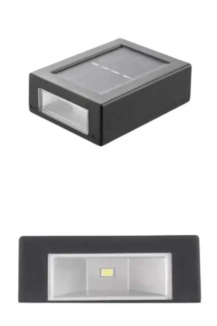 Solar Güneş Enerjili Çift Taraflı Duvar Lambası Çift Taraflı Duvar Lamba Güneş Enerjili