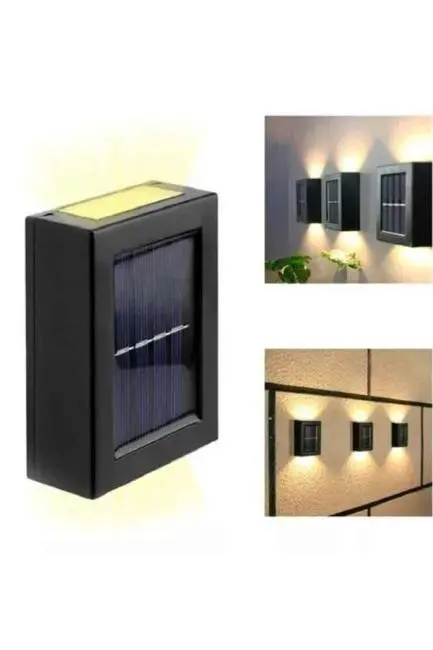 Solar Güneş Enerjili Çift Taraflı Duvar Lambası Çift Taraflı Duvar Lamba Güneş Enerjili