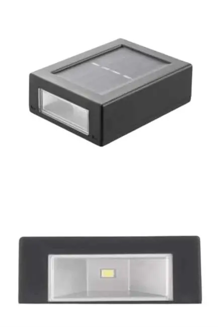 Solar Güneş Enerjili Çift Taraflı Duvar Lambası Çift Taraflı Duvar Lamba Güneş Enerjili