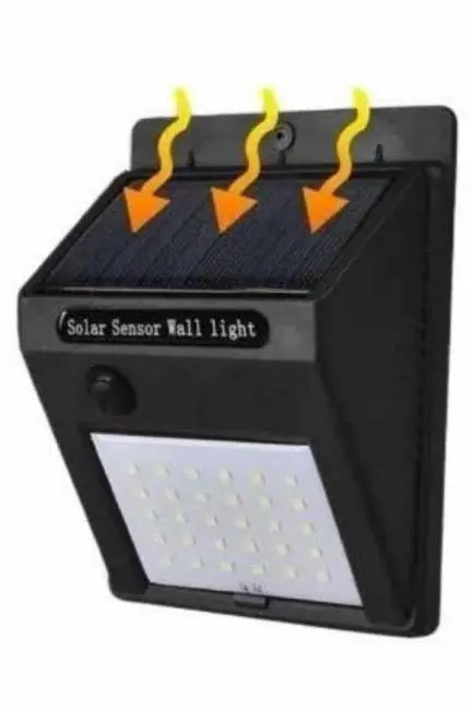 Solar Dekoratif Lambası Sensörlü Led Işık Bahçe Aydınlatma