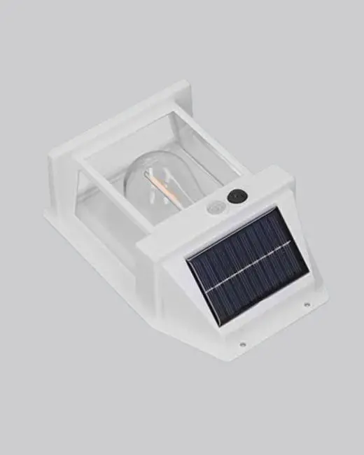 Üç Modlu Güneş Enerjili Duvar Lambası 1800mAh Bataryalı ve Hareket Sensörlü