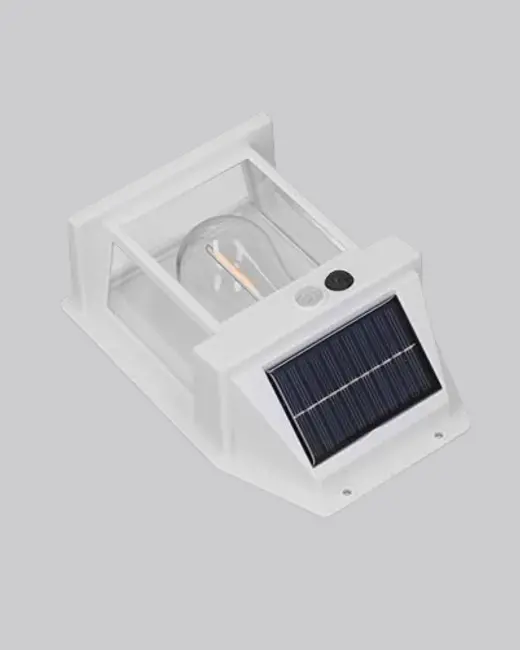 Güneş Enerjili Dış Mekan Sensörlü Duvar Lambası IP65 Su Geçirmez