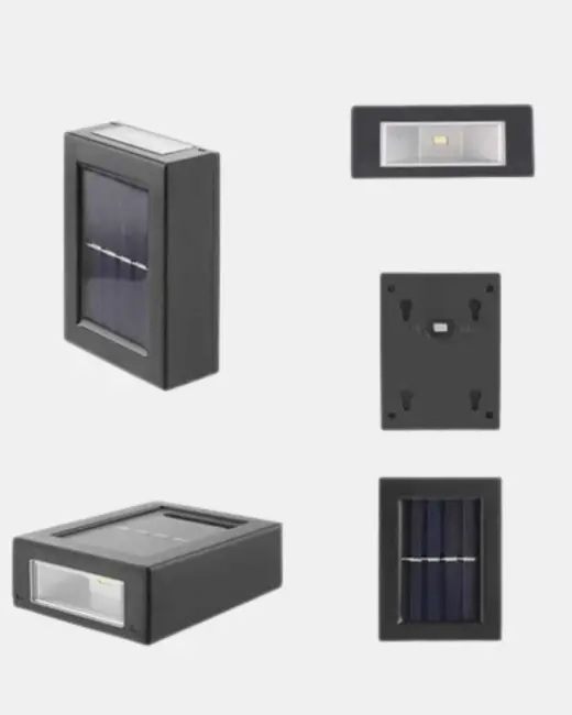 Solar Dış Mekan Aplik Su Geçirmez Dayanıklı LED Aydınlatmalı