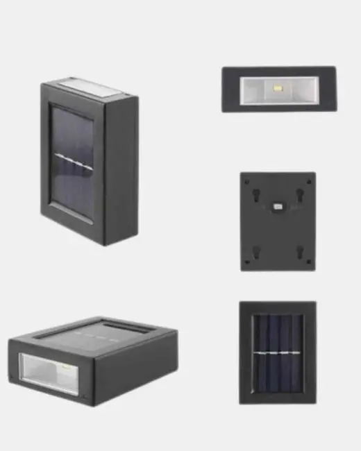 Solar Dış Mekan Aplik Su Geçirmez Dayanıklı LED Aydınlatmalı