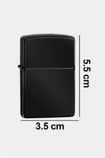 Erkeklere Özel Hediyelik Eşya Zippo Metalik Benzinli Çakmak Doldurulabilir