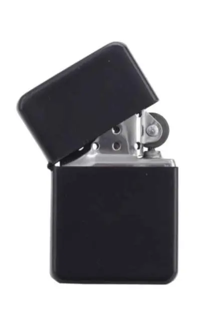 Hediyelik Zarif Zippo Model Siyah Benzinli Çakmak