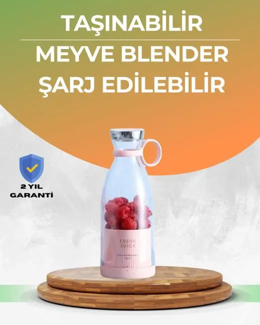 Kompakt ve Şık Tasarımlı Taze Meyve Suyu Hazırlayıcı