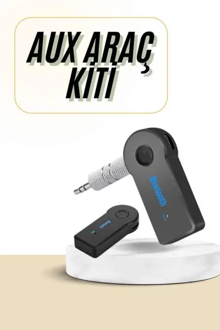 Bluetooth Araç Kiti Aux Çıkışlı  Telefon Müzik Alıcı Tüm Cihazlara Uyumlu