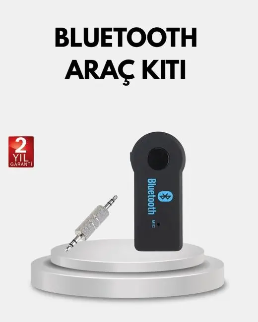 Car Bluetooth AUX Oto MP3 Player Kablosuz Müzik ve Görüşme Cihazı
