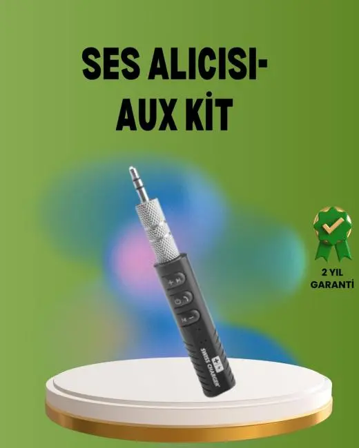 Hızlı Şarjlı Bluetooth Ses Alıcısı – Ev Araç ve Ofis İçin