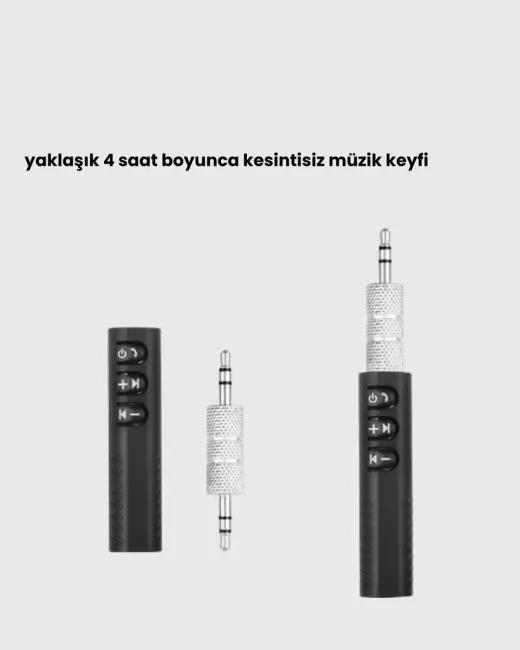 Bluetooth 4.1 Ses Alıcısı – Kablolu Cihazları Kablosuz Hale Getirin