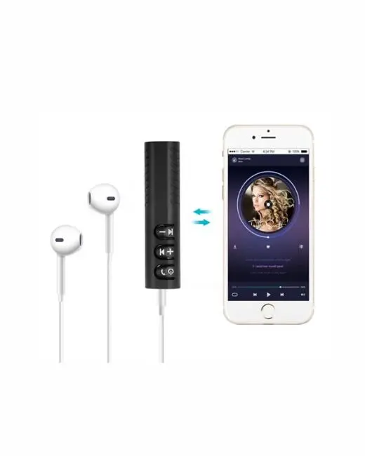 Bluetooth AUX Adaptör | 3.5mm Ses Girişi İçin Kablosuz Dönüştürücü 10m Menzil