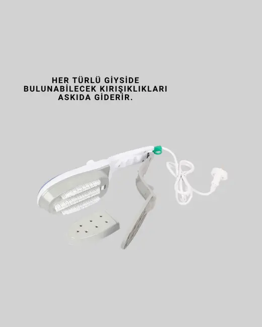 Portatif Buharlı Ütü Pratik Seyahat Tipi Kırışıklık Açıcı