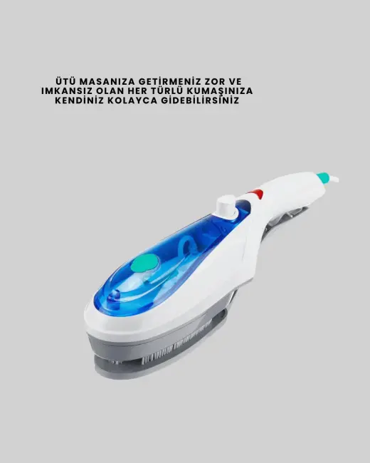 Buharlı Kırışıklık Giderici Pratik Ev ve Seyahat Ütüsü